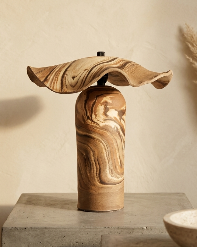 Enso Table Lamp genel görünüm, zen çemberi formu